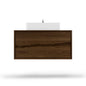 Ventura Two-Drawer Single Bath Floating Vanity With Integrated Countertop